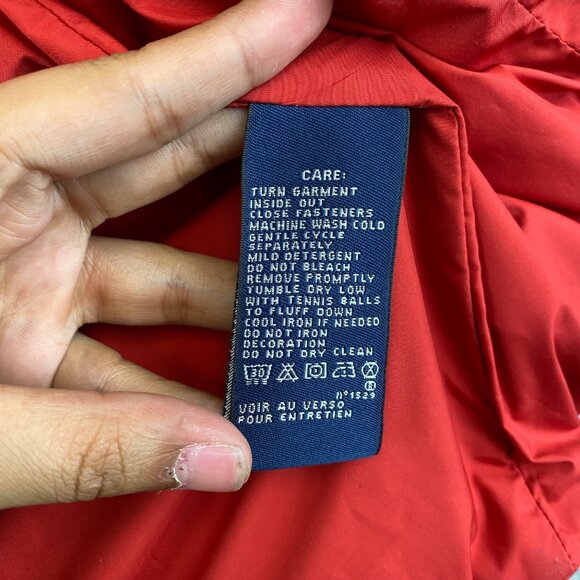 Ralph Lauren Red Puffer Vest - Picture 8 of 9